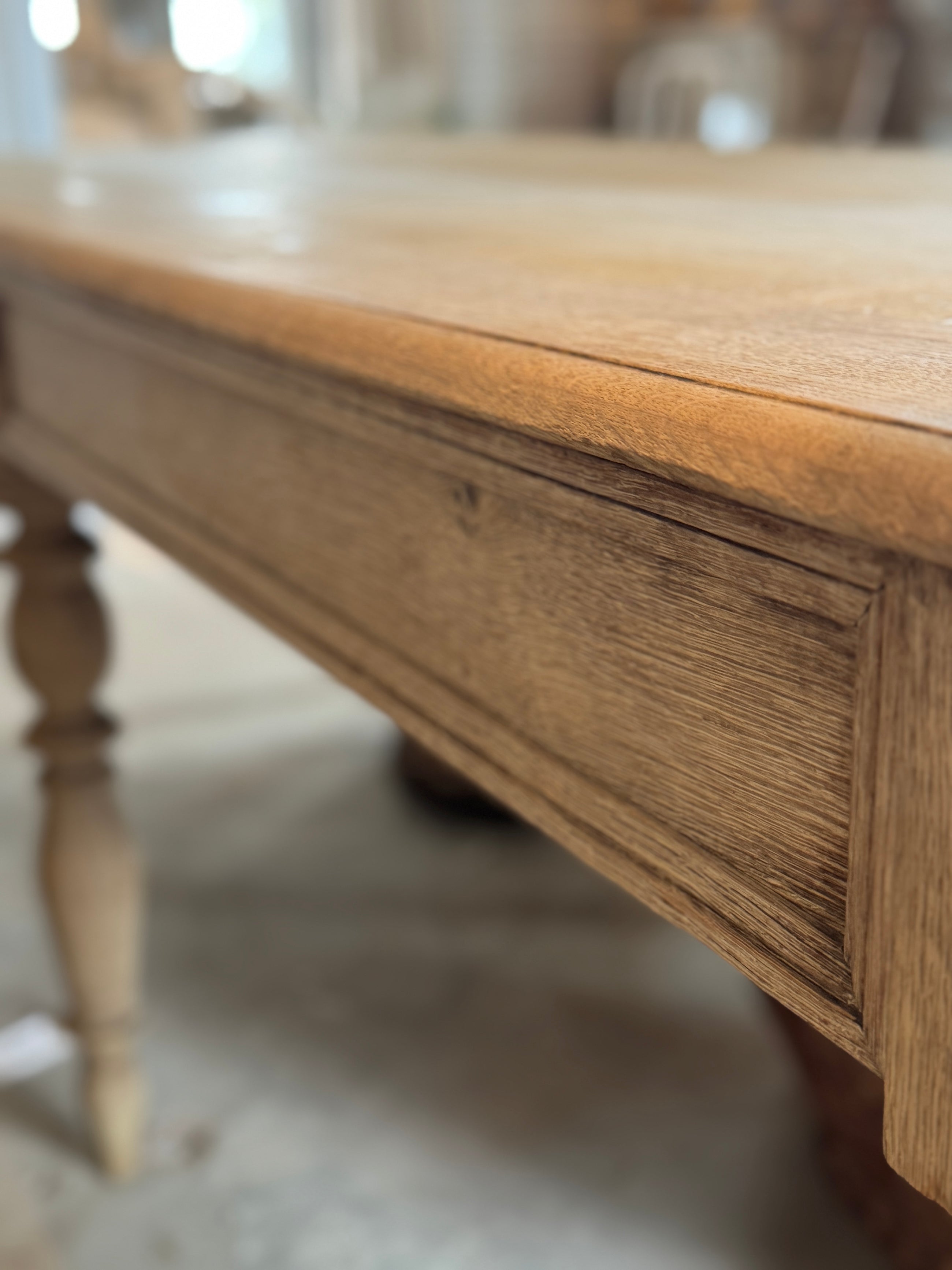 Belgian Oak Table/Desk, circa 1900