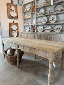 Belgian Oak Table/Desk, circa 1900
