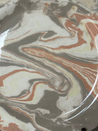 Vintage Marbelized Pichon d'Uzes Plate