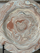 Vintage Marbelized Pichon d'Uzes Plate