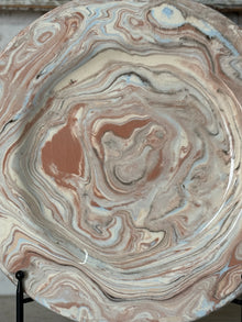 Vintage Marbelized Pichon d'Uzes Plate