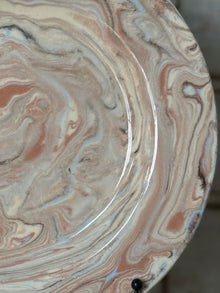 Vintage Marbelized Pichon d'Uzes Plate