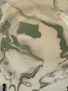 Vintage Marbelized Pichon d'Uzes Plate