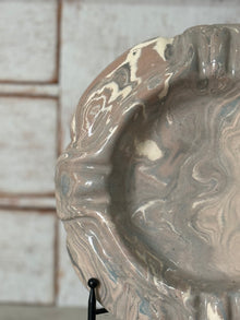 Vintage Marbelized Pichon d'Uzes Trinket Bowl