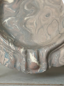 Vintage Marbelized Pichon d'Uzes Trinket Bowl