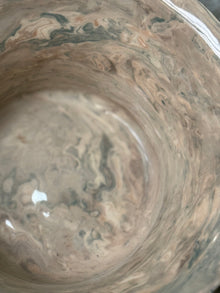 Vintage Marbelized Pichon d'Uzes Decorative Bowl