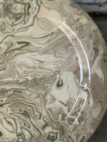 Vintage Marbelized Pichon d'Uzes Plate