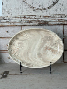 Vintage Marbelized Pichon d'Uzes Platter