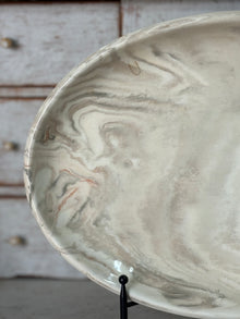 Vintage Marbelized Pichon d'Uzes Platter
