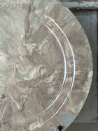 Vintage Marbelized Pichon d'Uzes Plate