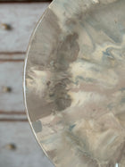 Vintage Marbelized Pichon d'Uzes Plate