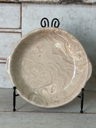 Vintage Marbelized Pichon d'Uzes Handled Bowl