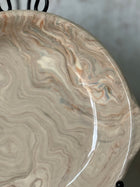 Vintage Marbelized Pichon d'Uzes Handled Bowl