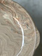 Vintage Marbelized Pichon d'Uzes Handled Bowl