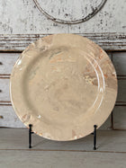 Vintage Marbelized Pichon d'Uzes Plate