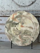 Vintage Marbelized Pichon d'Uzes Plate