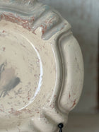 Vintage Marbelized Pichon d'Uzes Trinket Bowl