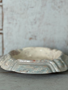 Vintage Marbelized Pichon d'Uzes Trinket Bowl