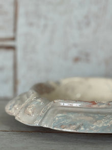 Vintage Marbelized Pichon d'Uzes Trinket Bowl