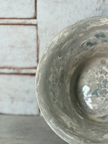 Vintage Marbelized Pichon d'Uzes Decorative Bowl