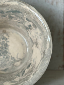 Vintage Marbelized Pichon d'Uzes Decorative Bowl