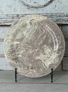 Vintage Marbelized Pichon d'Uzes Plate