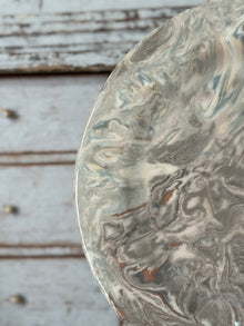 Vintage Marbelized Pichon d'Uzes Plate