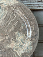 Vintage Marbelized Pichon d'Uzes Plate