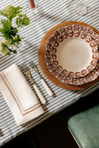 Nimes Striped Linen Tablecloth
