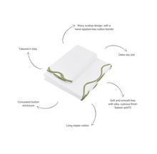 Alexandra Wavy Scalloped Duvet Cover