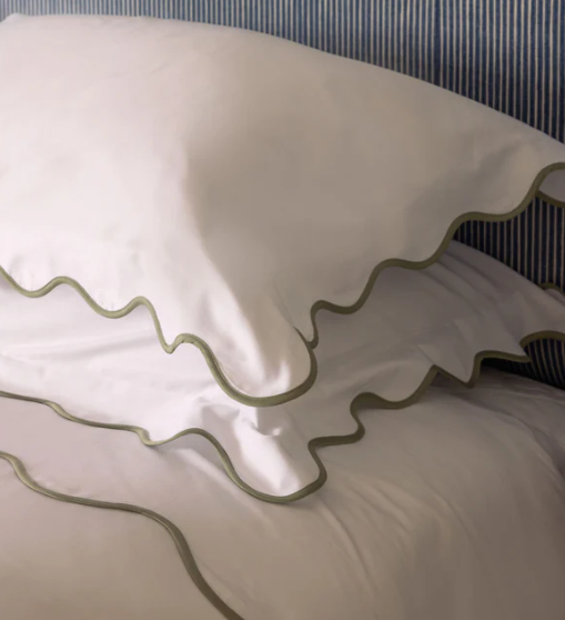 Alexandra Wavy Scalloped Duvet Cover
