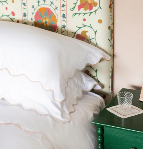 Alexandra Wavy Scalloped Duvet Cover