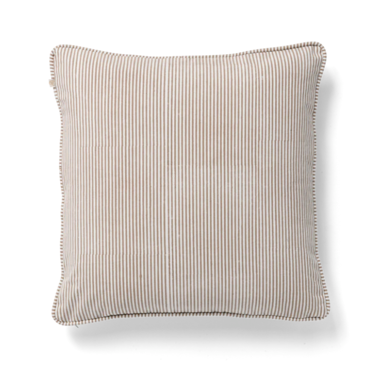 Stockholm Striped Cotton Pillow Cover