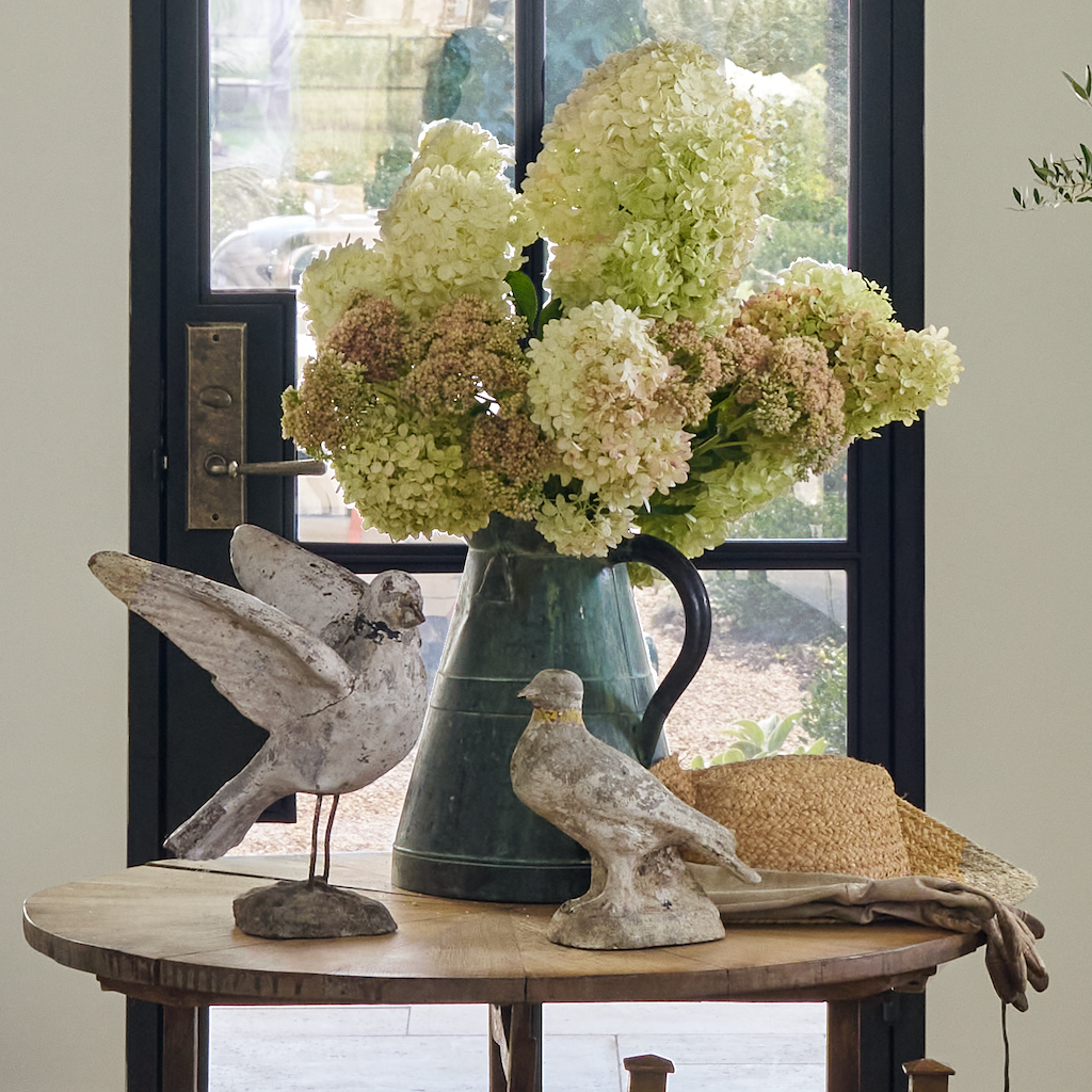 Antique Concrete Dove Sculpture from Belgium