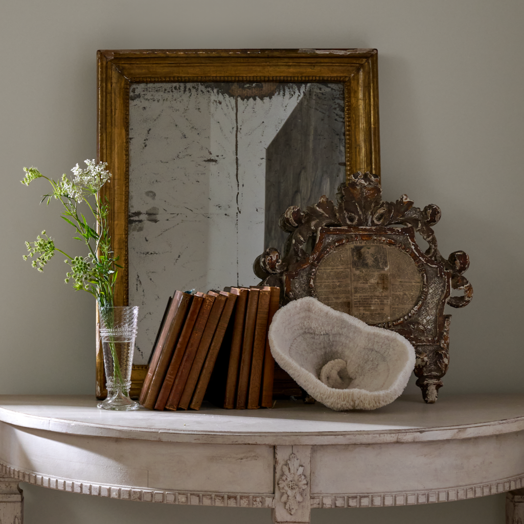 19th C Baroque Italian Signed Frame with Antique Document