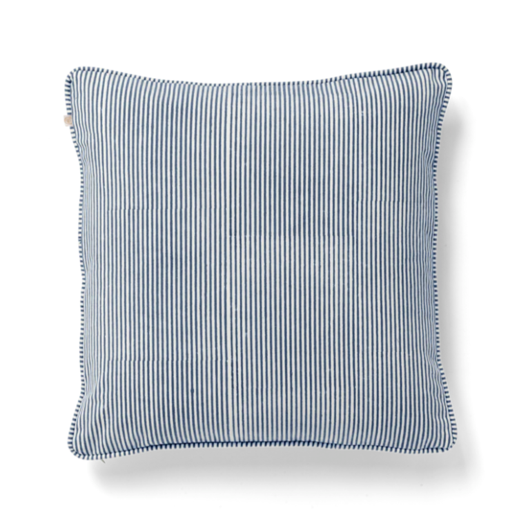 Stockholm Striped Cotton Pillow Cover