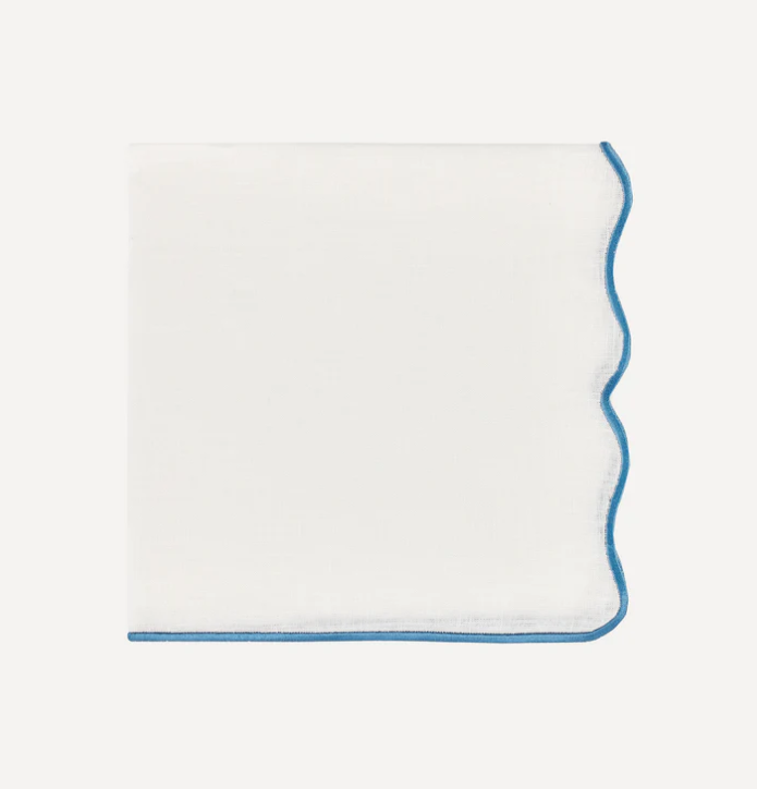 Scalloped Linen Napkin