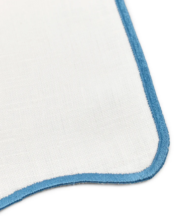 Scalloped Linen Napkin