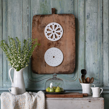 Antique Belgian Ironstone Strainer