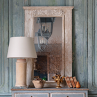 Directoire Era Trumeau with ivory Painted Finish