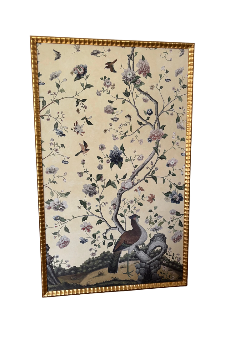 Chinoiserie Panel in Buttercup