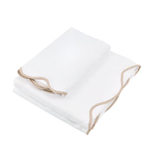 Alexandra Wavy Scalloped Bed Linen Pillowcase Pair