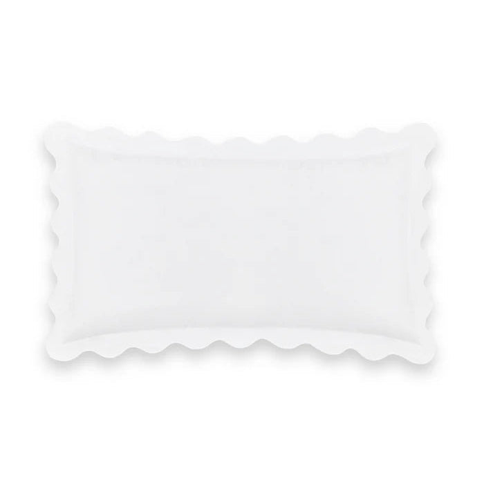 Alexandra Wavy Scalloped Bed Linen Pillowcase Pair