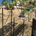 Vintage Potting Table on Custom Stand