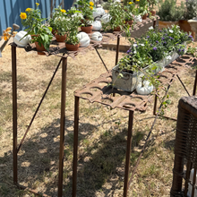 Vintage Potting Table on Custom Stand