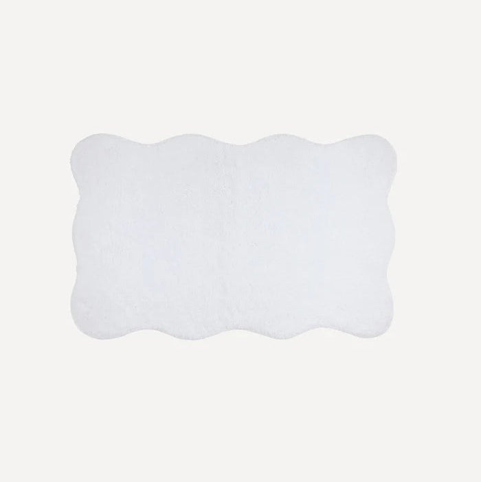 Amelia Scalloped Bath Mat