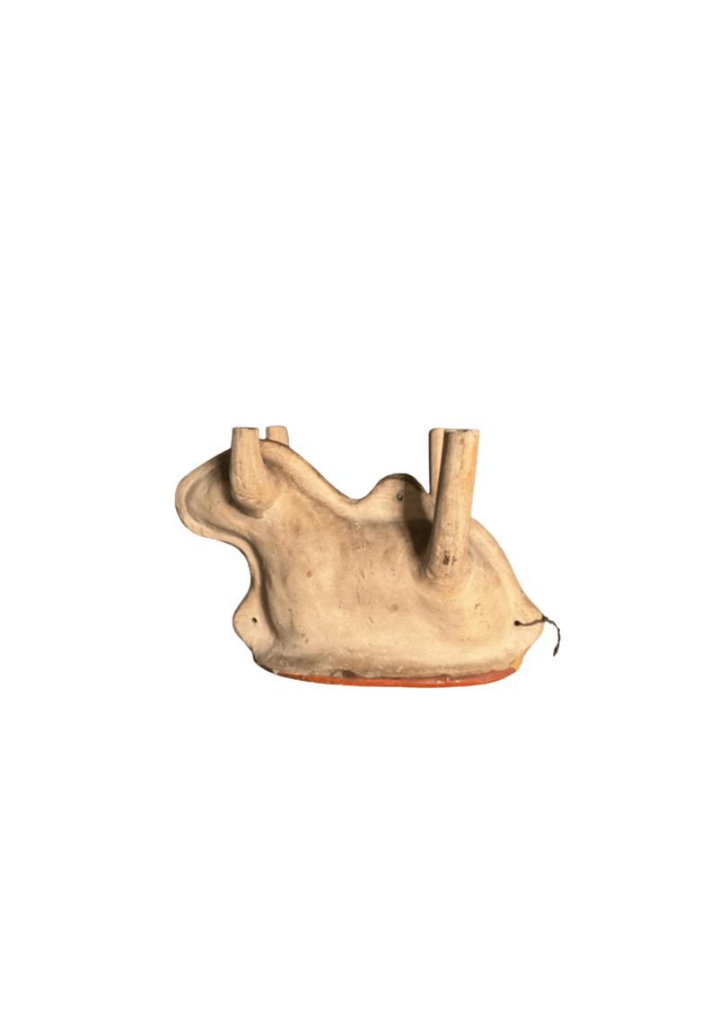 Antique French Terracotta Lamb Cake Mold