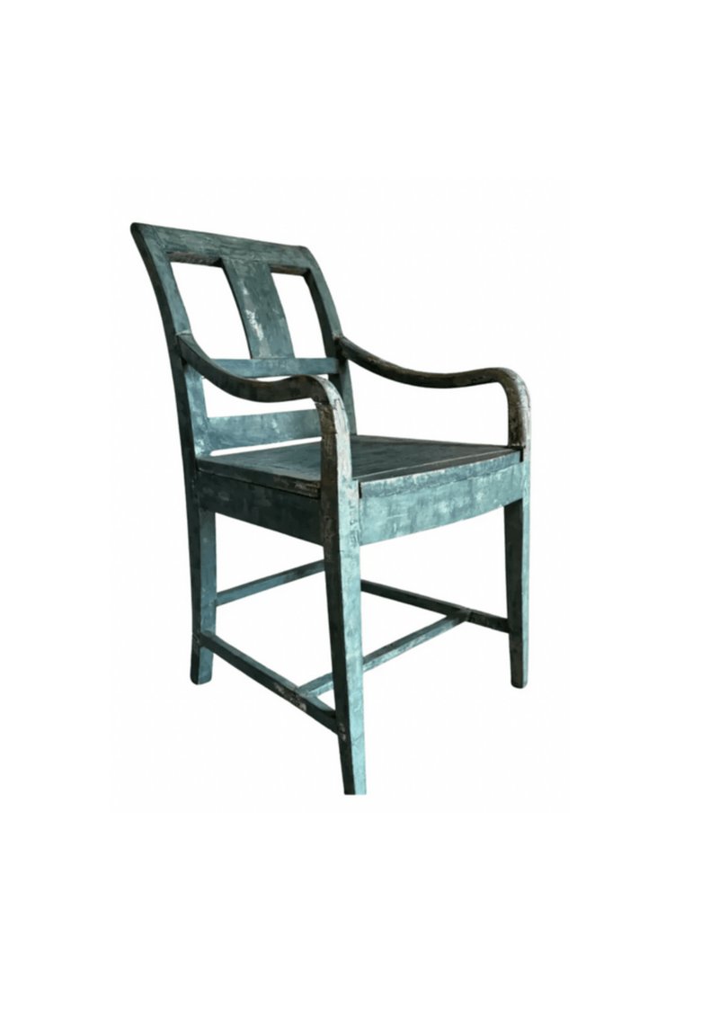 Blue Gustavian Chair, early 1800