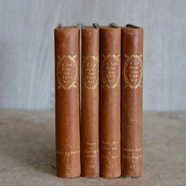 Antique Leather-Bound Book
