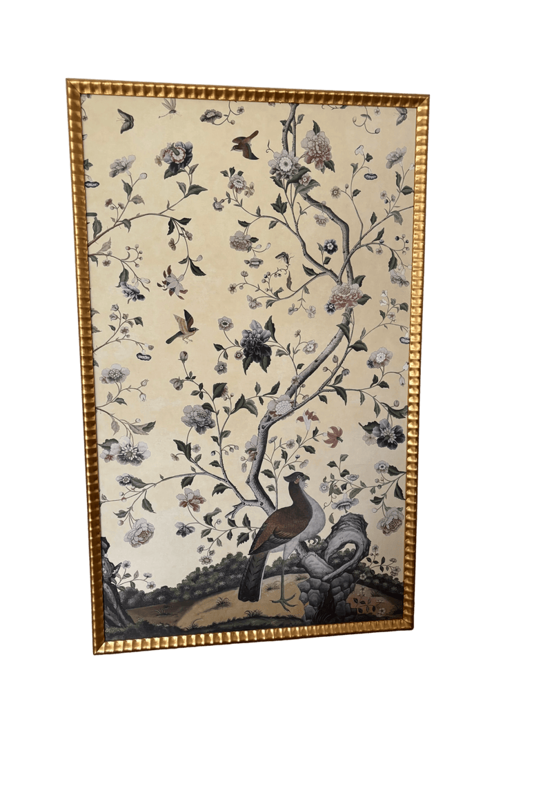 Chinoiserie Panel in Buttercup